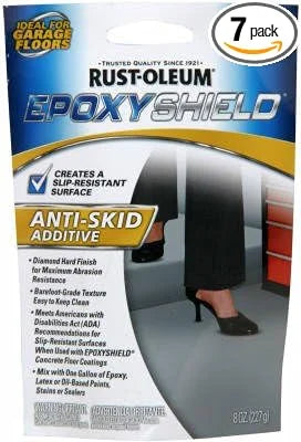 Rust-Oleum Anti-Skid Additive | Aluminum Oxide Formula | Adds Slip Resistance | Sand-Like Particles | 3.4 oz (Pack of 8)