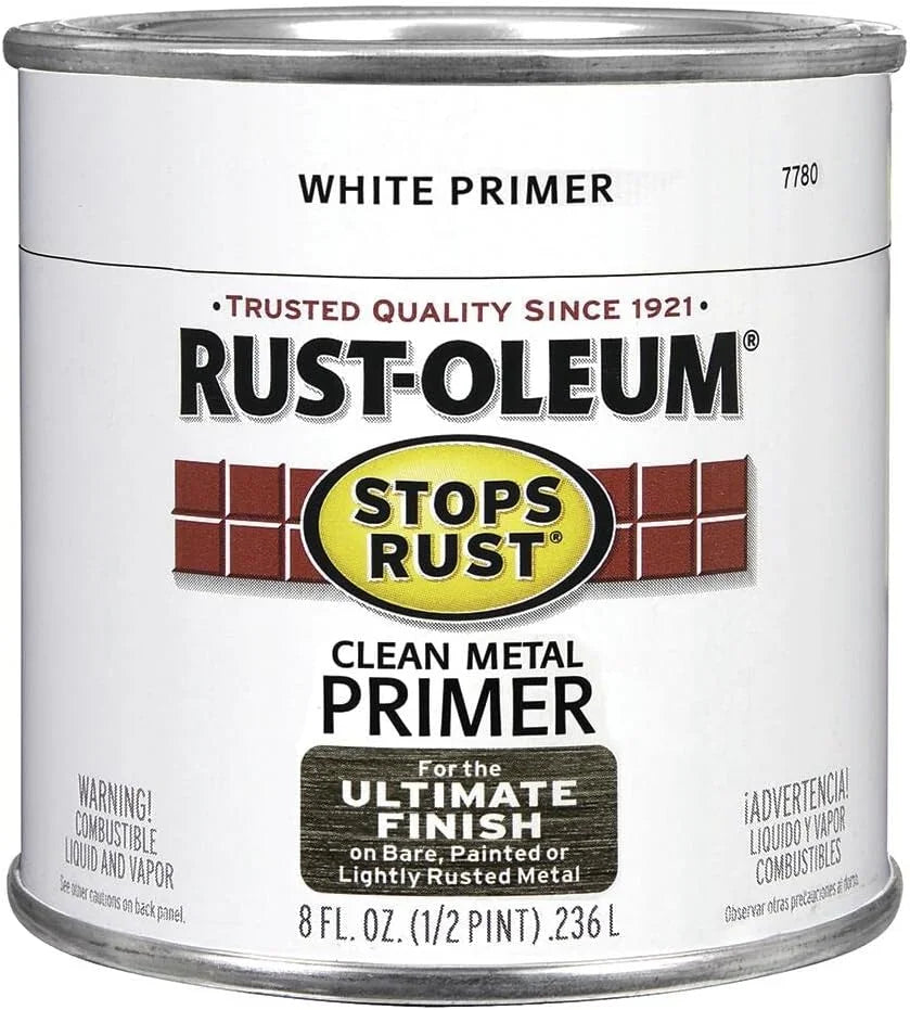 Rust-Oleum Stops Rust Clean Metal Primer, Flat White
