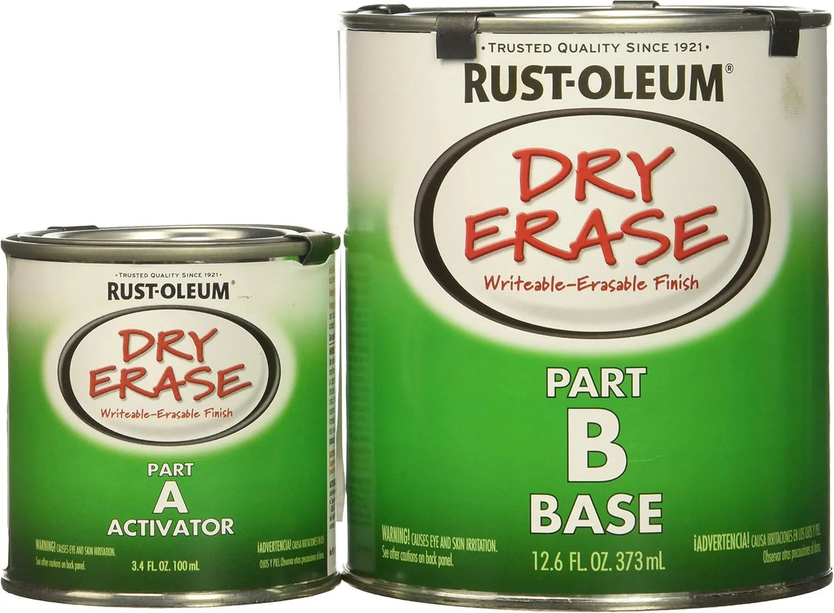 Rust-Oleum Dry Erase White Brush-On Paint Kit
