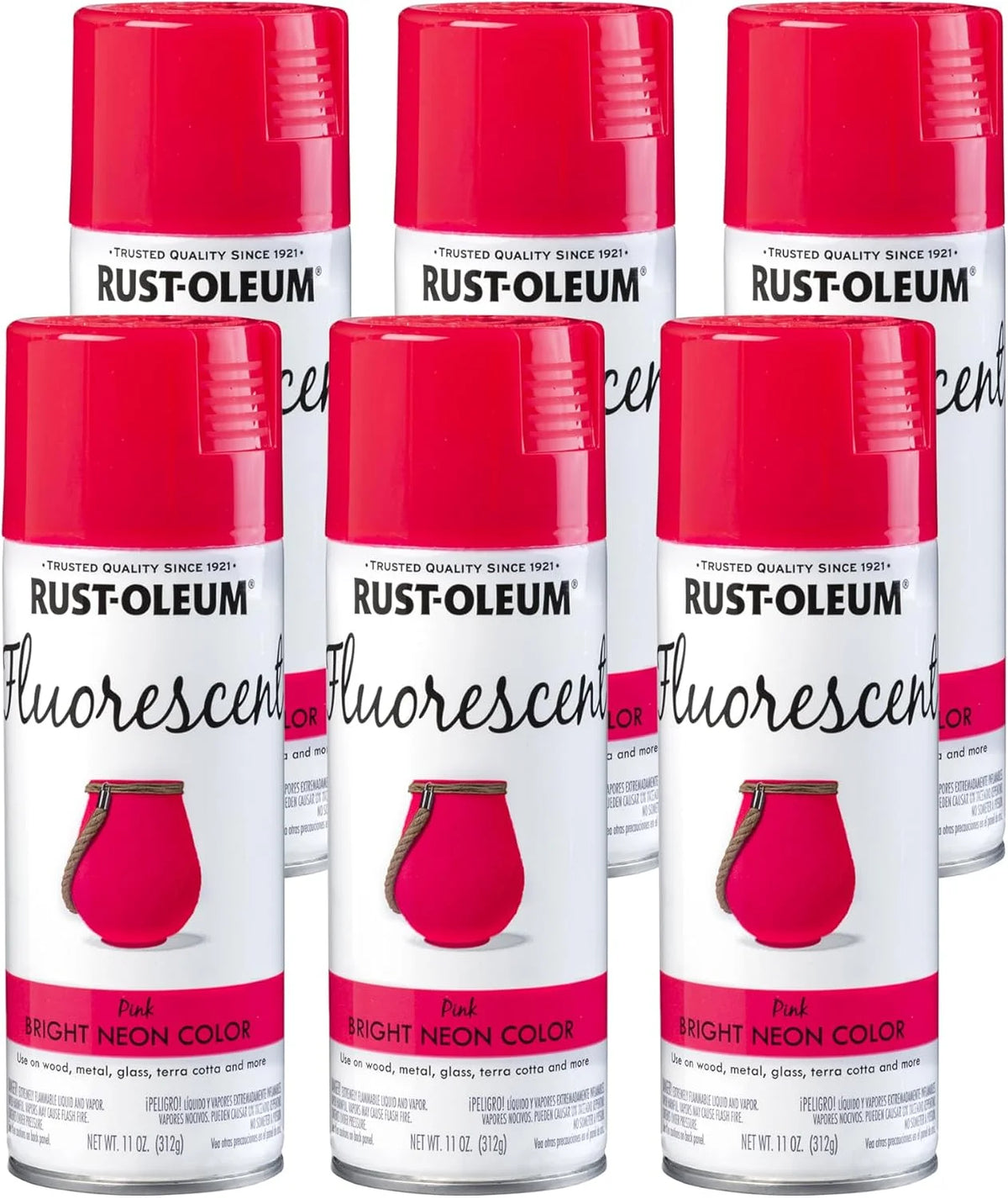 Rust-Oleum Fluorescent Pink Spray Paint